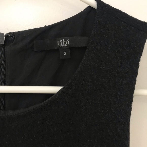 Tibi Kai Boiled Wool Flirty Dress, Sz 2 - Picture 5 of 5